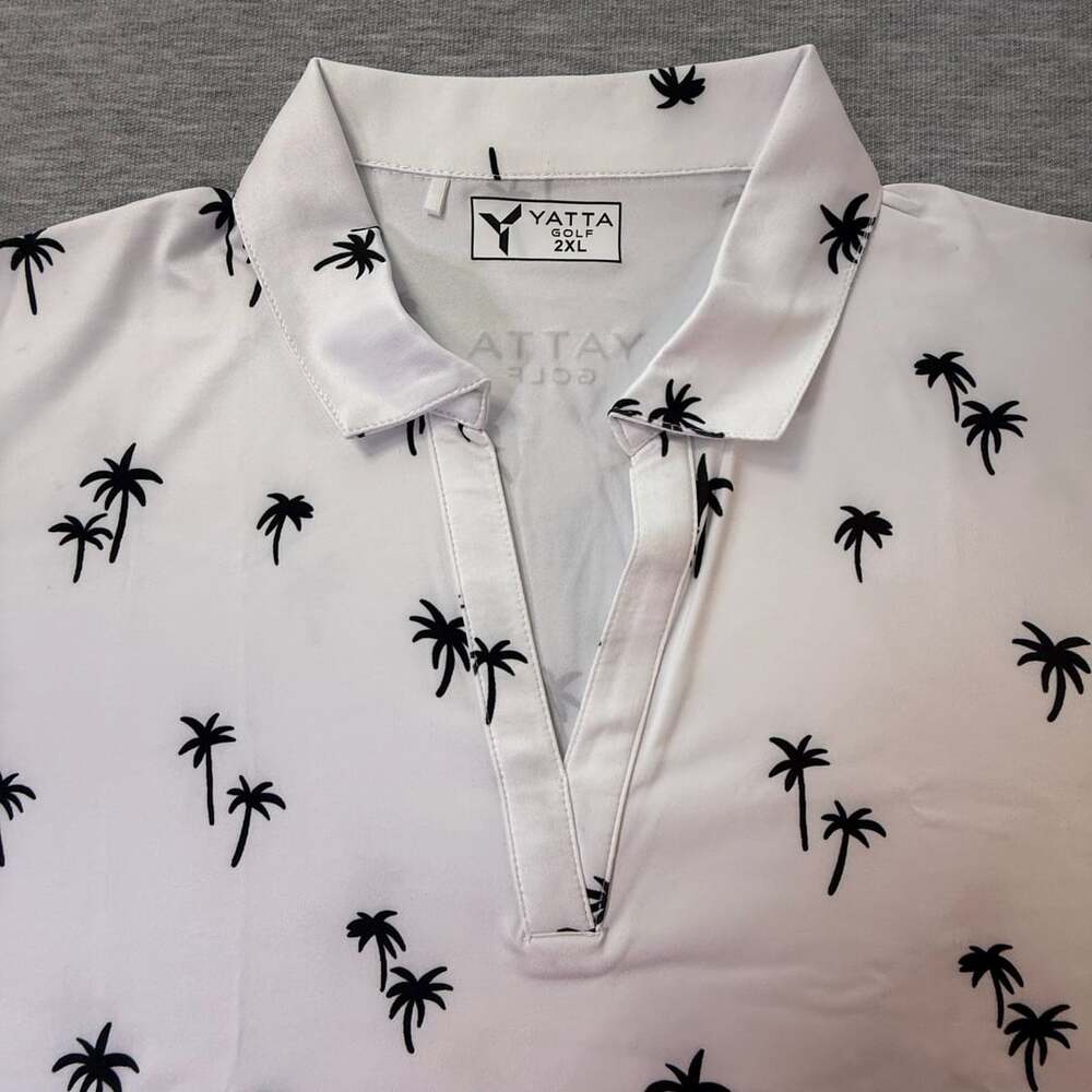 Yatta Golf Polo, Women’s 2xl, Short Sleeve, Tropical Print